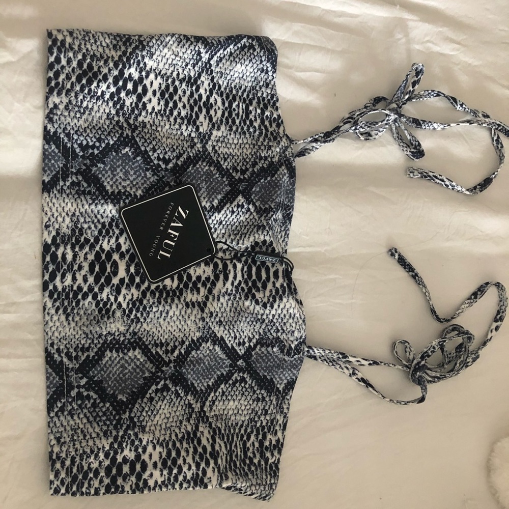 ZAFUL SNAKESKIN TOP